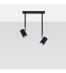 Ceiling lamps - Sollux Plafond NORANO 2 black SL.1075 - product 5