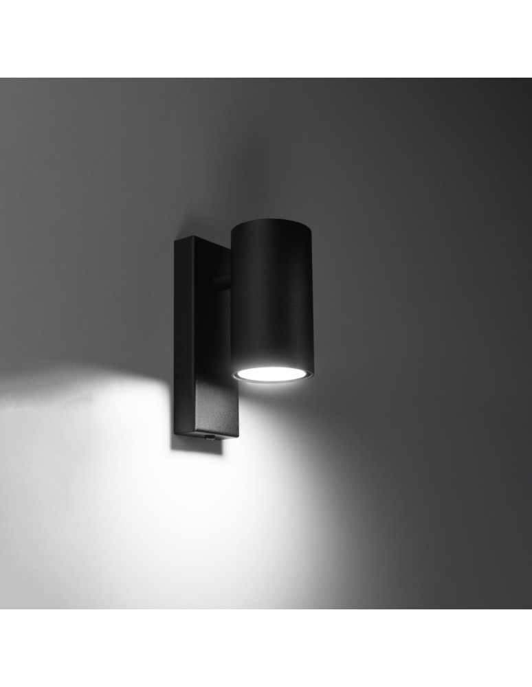 Wall lamps - Sollux Wall lamp UTTI black SL.1077 - product kolory-swiatla.pl 3
