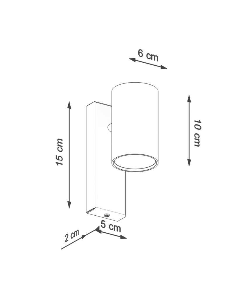 Wall lamps - Sollux Wall lamp UTTI black SL.1077 - product kolory-swiatla.pl 4