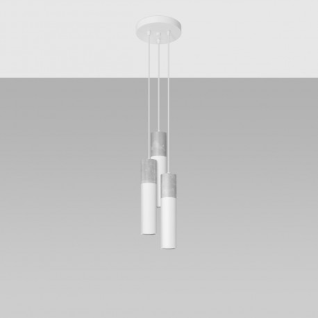 Sollux Lampa wisząca BORGIO 3P biały SL.1080