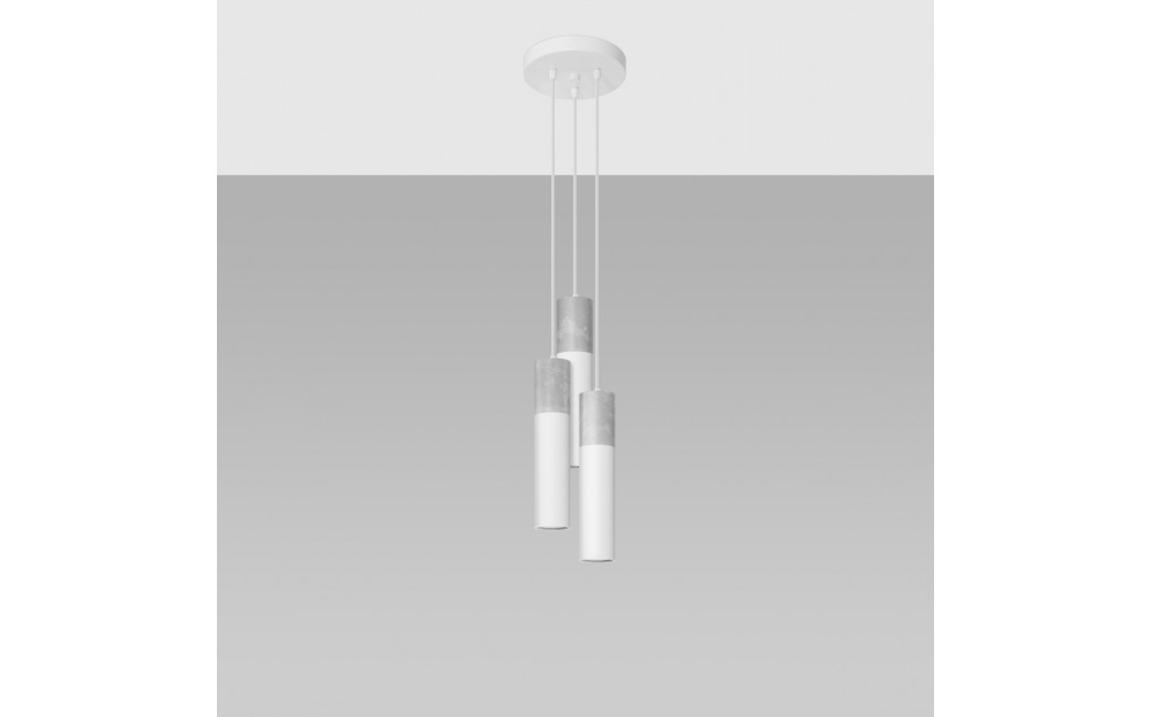 Sollux Lampa wisząca BORGIO 3P biały SL.1080