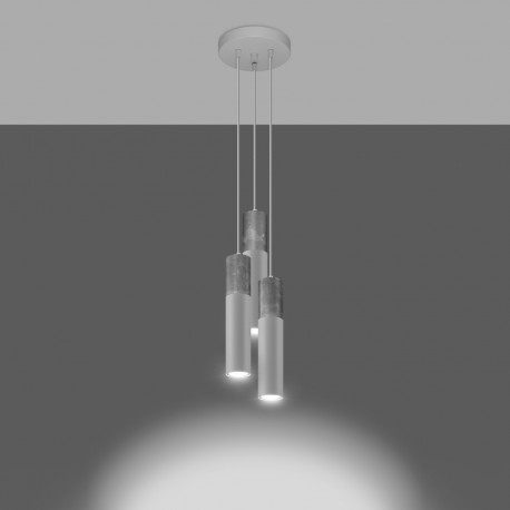 Sollux Lampa wisząca BORGIO 3P biały SL.1080