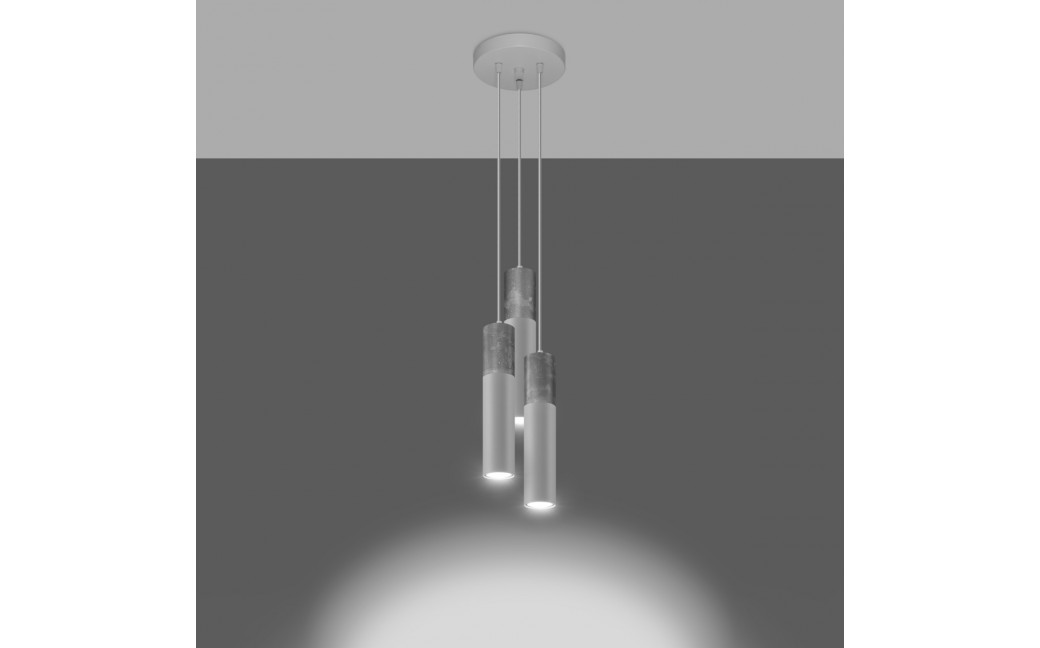 Sollux Lampa wisząca BORGIO 3P biały SL.1080