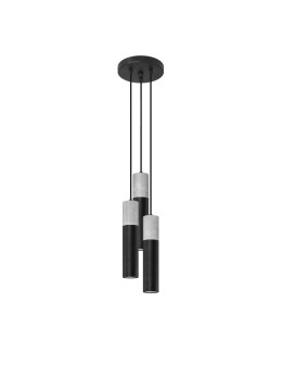 Sollux BORGIO 3P pendant lamp black SL.1081