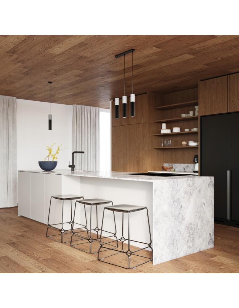 Pendant lamps - Sollux BORGIO 3P pendant lamp black SL.1081 - product kolory-swiatla.pl 7