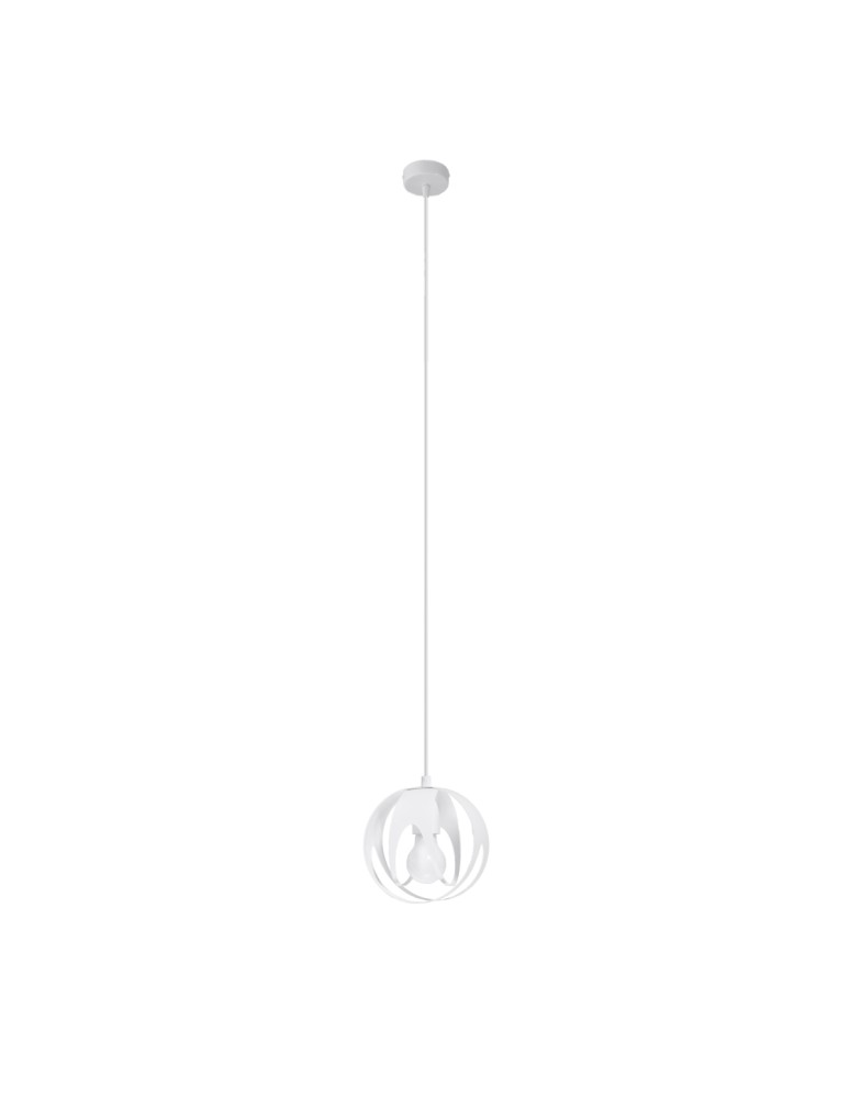 Pendant lamps - Sollux TULOS 1 pendant lamp white SL.1083 - product kolory-swiatla.pl 1