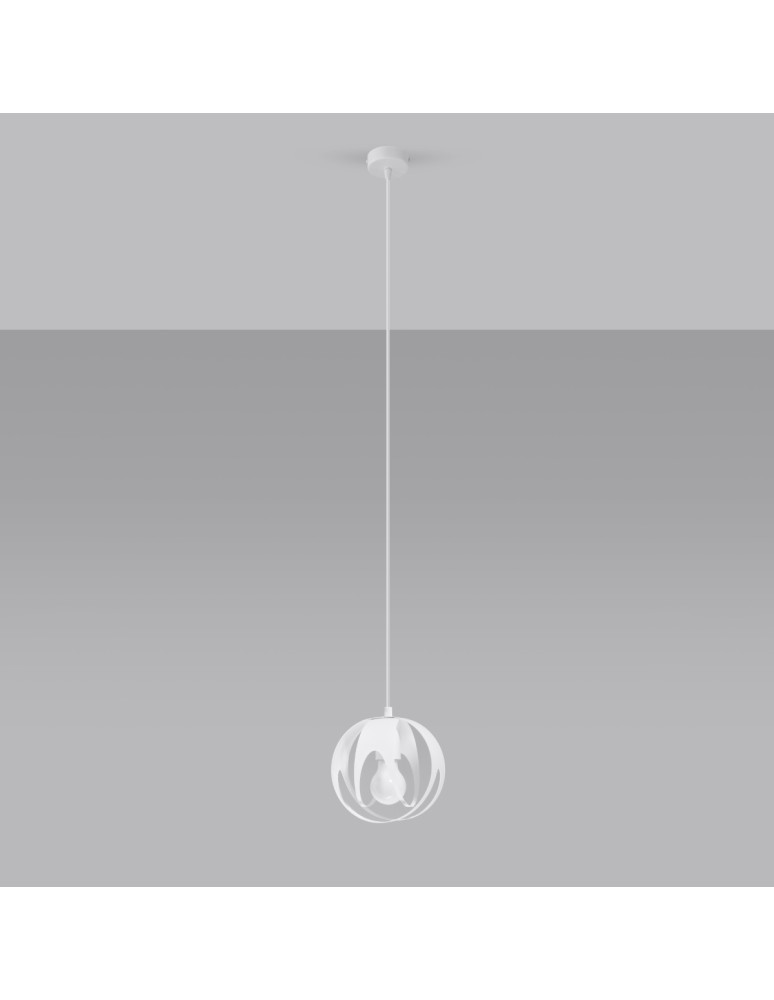 Pendant lamps - Sollux TULOS 1 pendant lamp white SL.1083 - product kolory-swiatla.pl 2