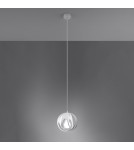 Sollux Lampa wisząca TULOS 1 biała SL.1083