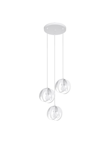 Sollux TULOS 3P pendant lamp white SL.1084