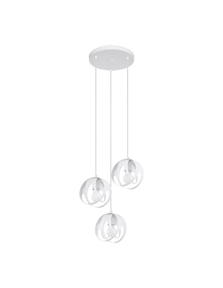Pendant lamps - Sollux TULOS 3P pendant lamp white SL.1084 - product kolory-swiatla.pl 1