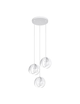 Sollux TULOS 3P pendant lamp white SL.1084