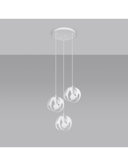 Sollux TULOS 3P pendant lamp white SL.1084 - product 2