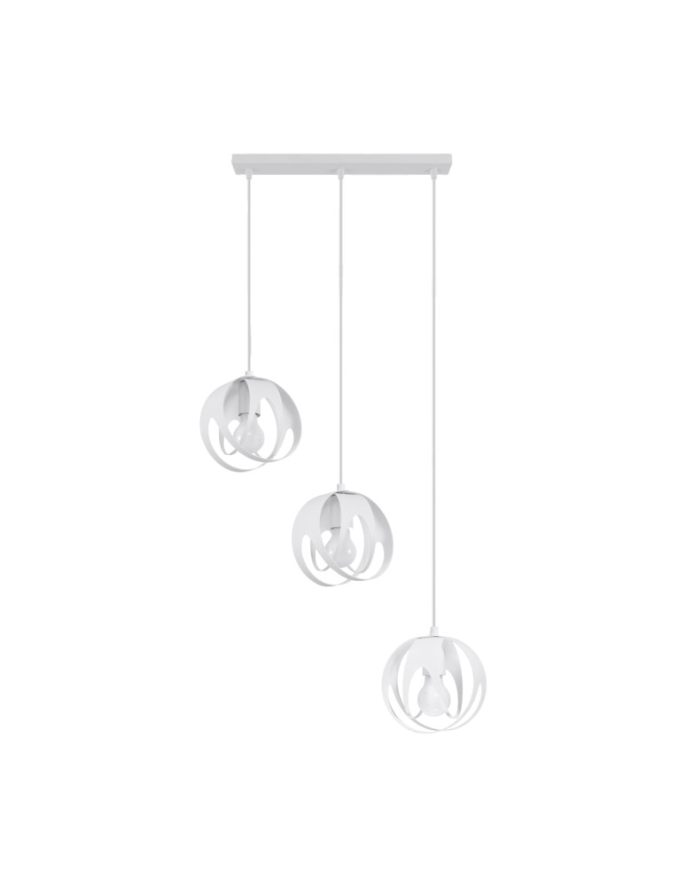 Pendant lamps - Sollux TULOS 3L pendant lamp white SL.1085 - product kolory-swiatla.pl 1