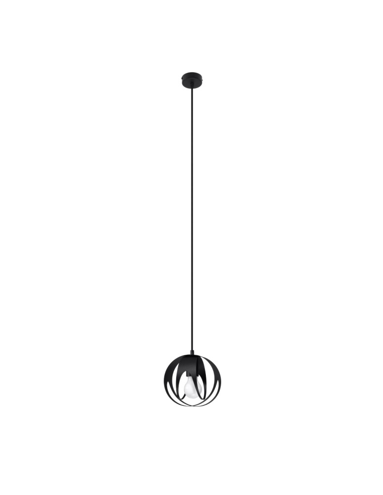 Pendant lamps - Sollux TULOS 1 pendant lamp black SL.1087 - product kolory-swiatla.pl 1