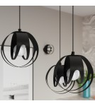 Pendant lamps - Sollux TULOS 1 pendant lamp black SL.1087 - product 7