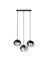 Sollux Lampa wisząca TULOS 3L czarna SL.1089