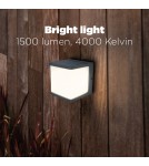 Outdoor wall lamps - Lutec Outdoor Wall DOBLO 5105001125 - product 6