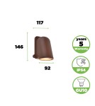 Outdoor wall lamps - Lutec Outdoor Wall Mounted ANCOR 5115001445 - product 8