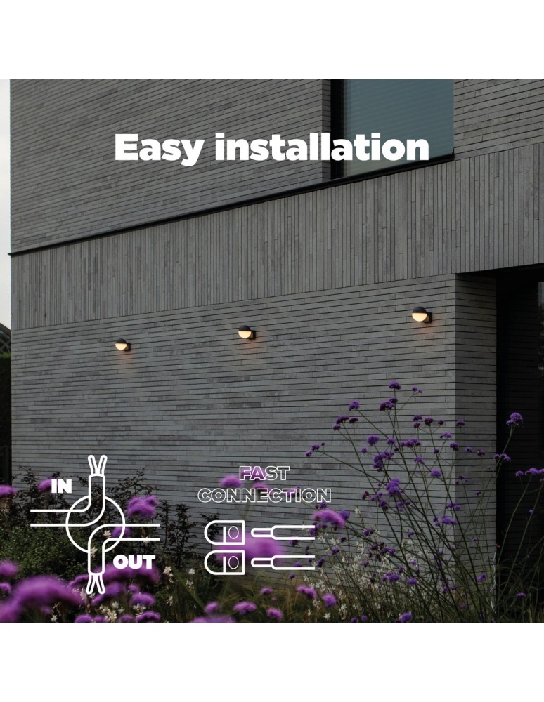 Outdoor wall lamps - Lutec Outdoor Wall LOOMA 5138002118 - product kolory-swiatla.pl 12