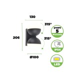 Outdoor wall lamps - Lutec Outdoor Wall LOOMA 5138003118 - product 10