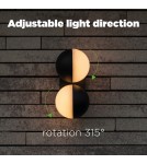 Outdoor wall lamps - Lutec Outdoor Wall LOOMA 5138003118 - product 13