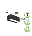 Outdoor wall lamps - Lutec Outdoor Wall Mounted GEMINI 5189112012 - product 5