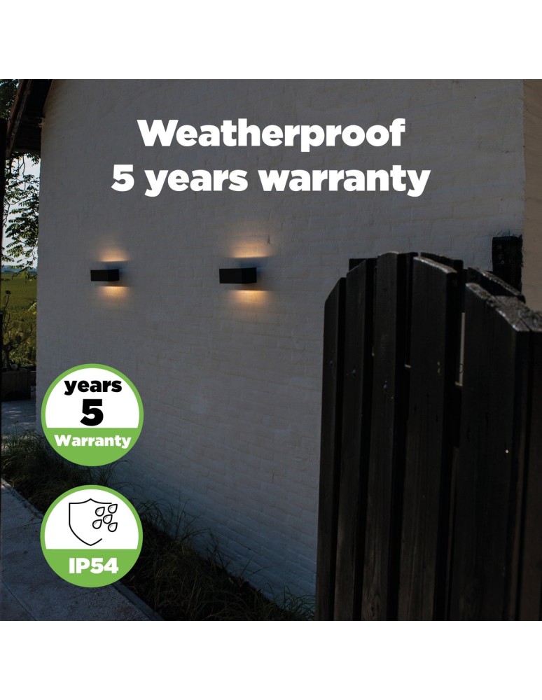 Outdoor wall lamps - Lutec Outdoor Wall Mounted GEMINI 5189112012 - product kolory-swiatla.pl 7