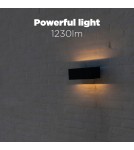 Outdoor wall lamps - Lutec Outdoor Wall Mounted GEMINI 5189112012 - product 8