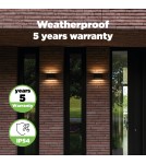 Outdoor wall lamps - Lutec Outdoor Wall Mounted GEMINI 5189113012 - product 12