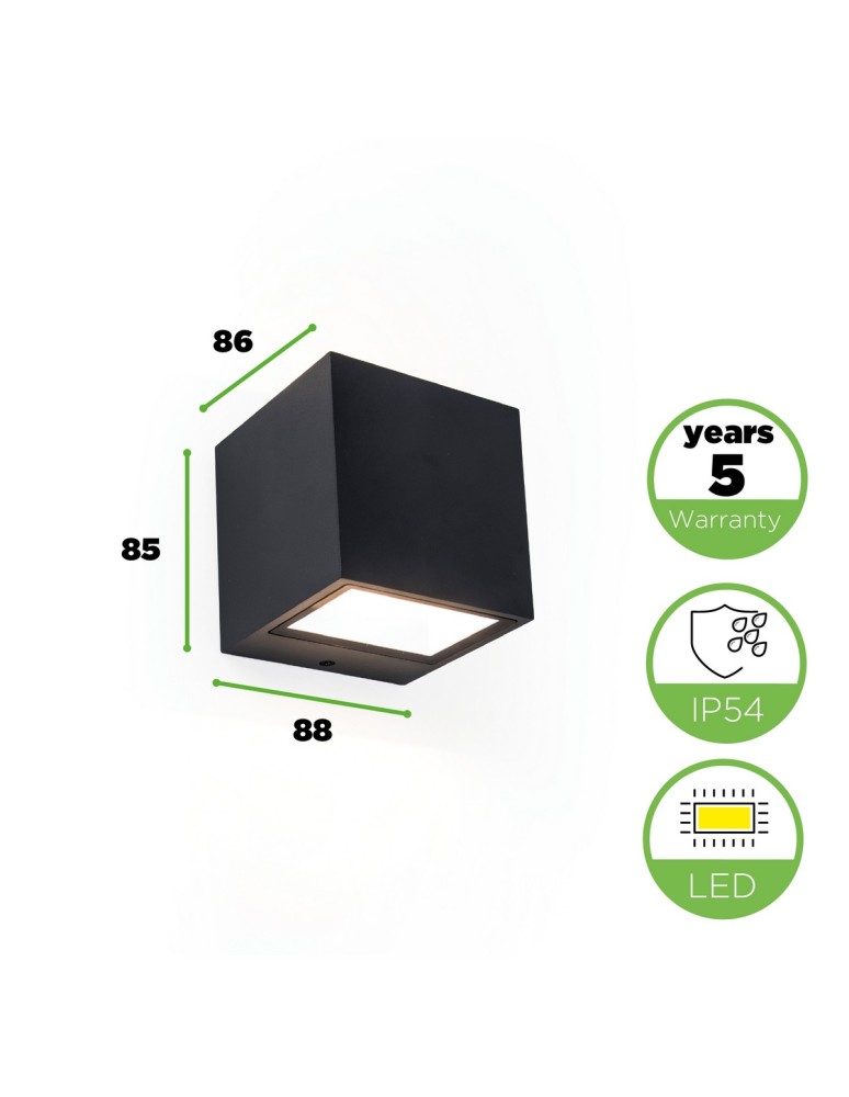 Outdoor wall lamps - Lutec Outdoor Wall Mounted GEMINI 5189125012 - product kolory-swiatla.pl 4