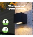 Outdoor wall lamps - Lutec Outdoor Wall Mounted GEMINI 5189125012 - product 5