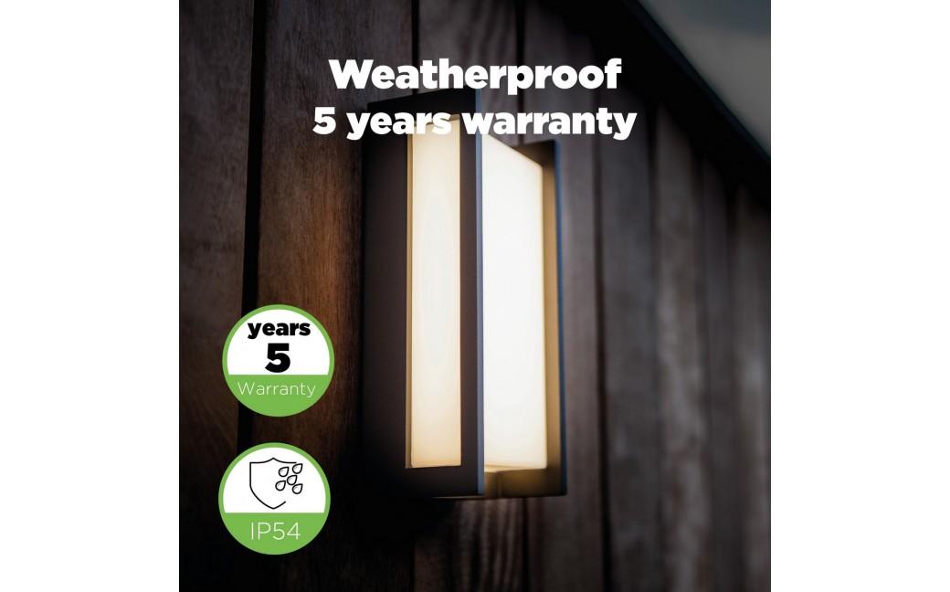 Lutec QUBO Ścienna LED Antracyt 5193001118