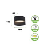 Outdoor wall lamps - Lutec Outdoor Wall LOTUS 5193201012 - product 8