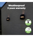 Outdoor wall lamps - Lutec Outdoor Wall LOTUS 5193201012 - product 10
