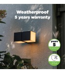 Outdoor wall lamps - Lutec Outdoor Wall CUBA 5193801012 - product 4
