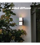Outdoor wall lamps - Lutec Outdoor Wall CUBA 5193801012 - product 5