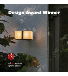 Outdoor wall lamps - Lutec Outdoor Wall CUBA 5193801012 - product 6