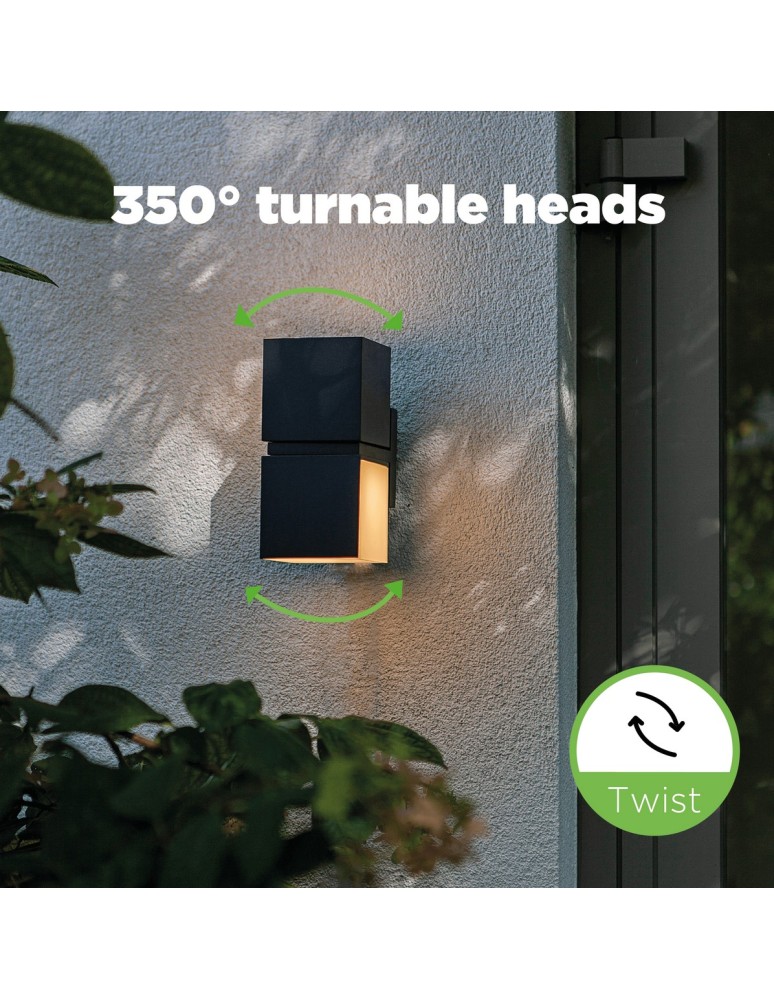 Outdoor wall lamps - Lutec Outdoor Wall CUBA 5193801012 - product kolory-swiatla.pl 7