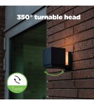 Outdoor wall lamps - Lutec Outdoor Wall CUBA 5193803012 - product 6