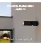 Outdoor wall lamps - Lutec Outdoor Wall TUBON 5198501118 - product 7