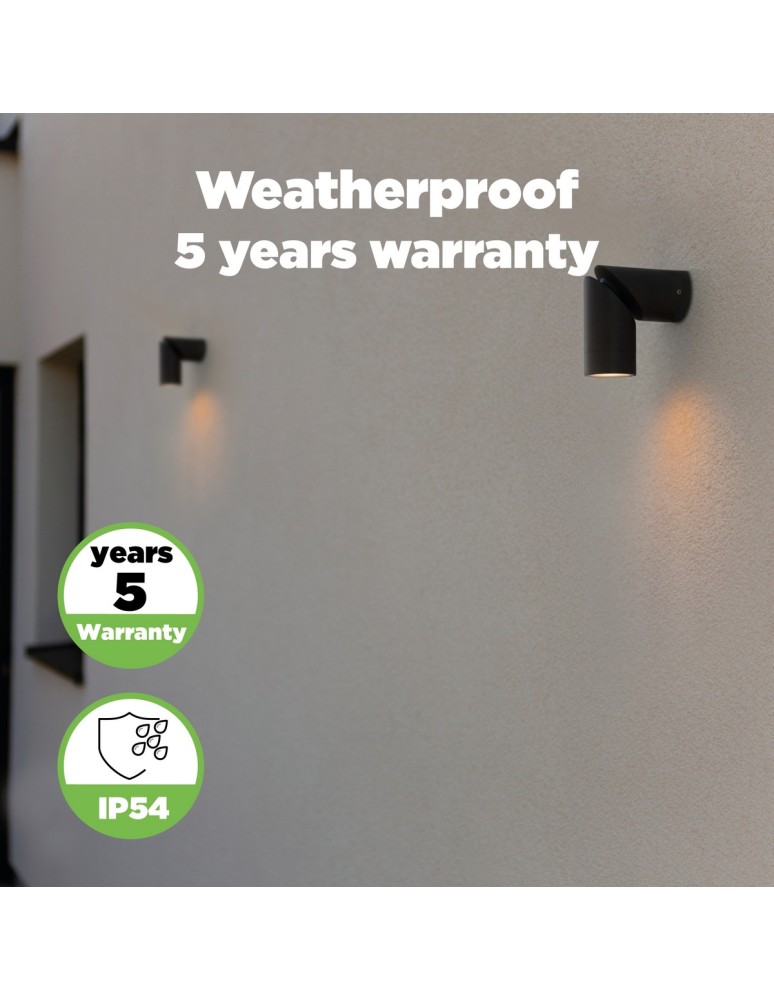 Outdoor wall lamps - Lutec Outdoor Wall TUBON 5198501118 - product kolory-swiatla.pl 8