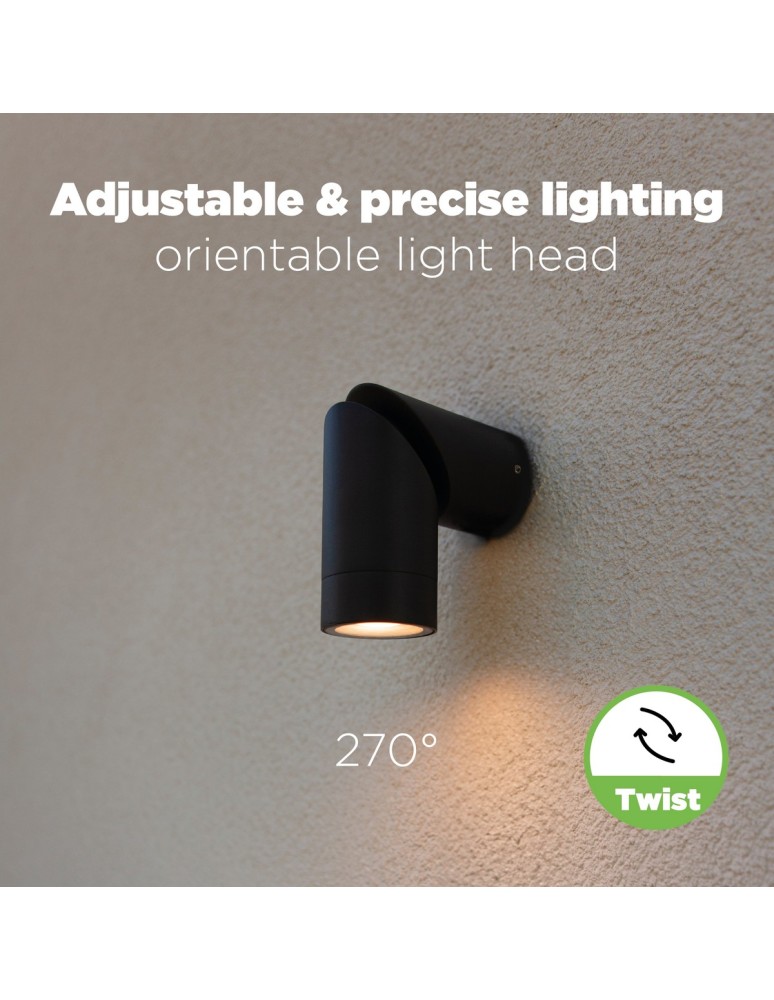 Outdoor wall lamps - Lutec Outdoor Wall TUBON 5198501118 - product kolory-swiatla.pl 9