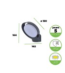Outdoor wall lamps - Lutec Outdoor Wall Mounted POLO 5205701118 - product 4