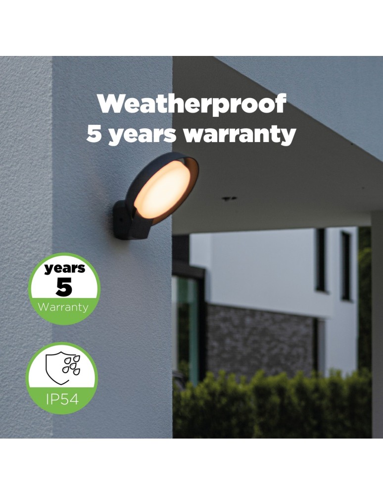 Outdoor wall lamps - Lutec Outdoor Wall Mounted POLO 5205701118 - product kolory-swiatla.pl 6