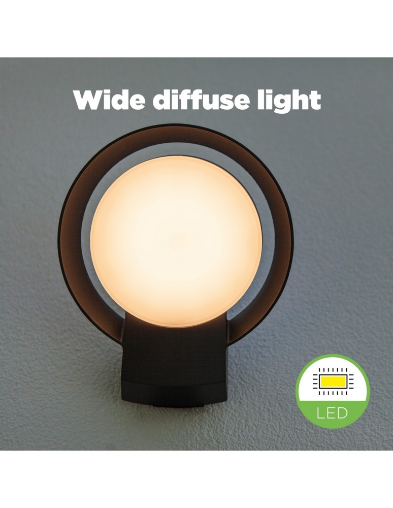 Outdoor wall lamps - Lutec Outdoor Wall Mounted POLO 5205701118 - product kolory-swiatla.pl 7