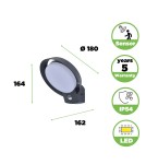 Outdoor lights with motion sensor - Lutec Outdoor Wall Mounted POLO 5205702118 - product 4