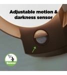 Outdoor lights with motion sensor - Lutec Outdoor Wall Mounted POLO 5205702118 - product 5