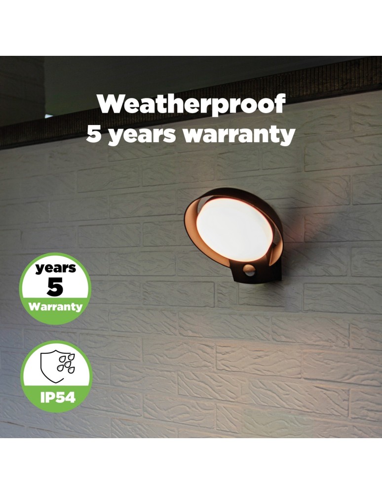 Outdoor lights with motion sensor - Lutec Outdoor Wall Mounted POLO 5205702118 - product kolory-swiatla.pl 6