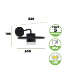 Lutec Zewnętrzna Ścienna PLATO 5213402012