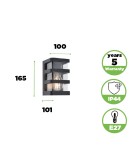 Outdoor wall lamps - Lutec Outdoor Wall Mounted DALTON 5214501330 - product 6